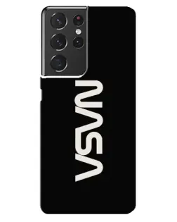 Чехол для Samsung Galaxy S21 ultra с картинкой «NASA — вертикальный логотип» Чехол для Samsung Galaxy S21 ultra с картинкой «NASA — вертикальный логотип»