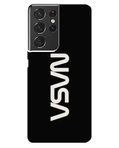 Чехол для Samsung Galaxy S21 ultra с картинкой «NASA — вертикальный логотип» Чехол для Samsung Galaxy S21 ultra с картинкой «NASA — вертикальный логотип»