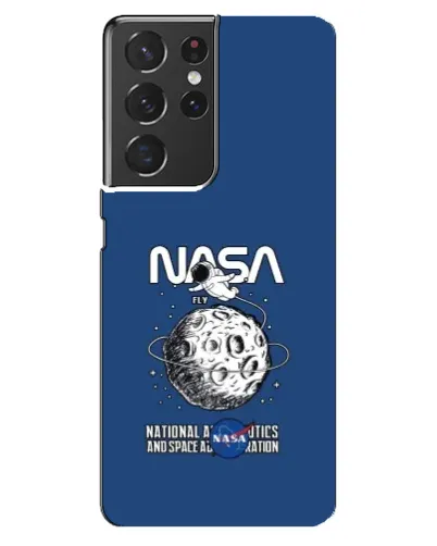 Чехол для Samsung Galaxy S21 ultra с картинкой «NASA — лунная миссия» Чехол для Samsung Galaxy S21 ultra с картинкой «NASA — лунная миссия»