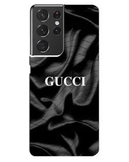 Чехол для Samsung Galaxy S21 ultra с картинкой «Gucci — шелковые волны»