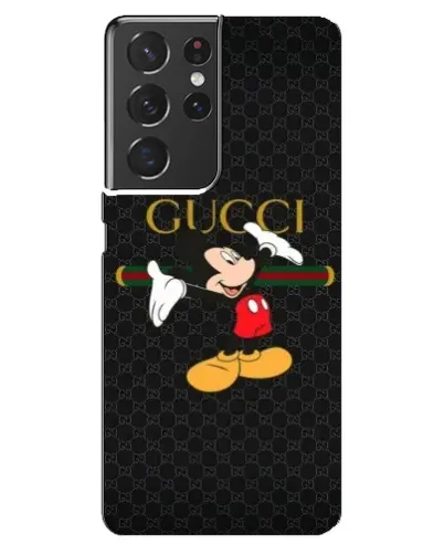 Чехол для Samsung Galaxy S21 ultra с картинкой «Микки Маус Gucci» Чехол для Samsung Galaxy S21 ultra с картинкой «Микки Маус Gucci»