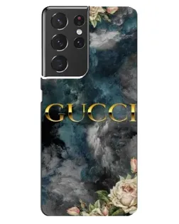 Чехол для Samsung Galaxy S21 ultra с картинкой «Абстрактные цветы Gucci»