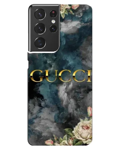 Чехол для Samsung Galaxy S21 ultra с картинкой «Абстрактные цветы Gucci» Чехол для Samsung Galaxy S21 ultra с картинкой «Абстрактные цветы Gucci»