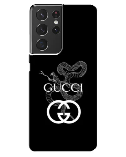 Чехол для Samsung Galaxy S21 ultra с картинкой «Gucci — серебряная змея» Чехол для Samsung Galaxy S21 ultra с картинкой «Gucci — серебряная змея»