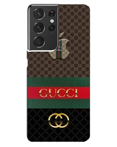 Чехол для Samsung Galaxy S21 ultra с картинкой «Gucci — брендированный десерт» Чехол для Samsung Galaxy S21 ultra с картинкой «Gucci — брендированный десерт»