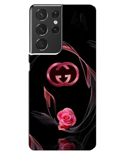 Чехол для Samsung Galaxy S21 ultra с картинкой «Gucci — неоновая роза» Чехол для Samsung Galaxy S21 ultra с картинкой «Gucci — неоновая роза»