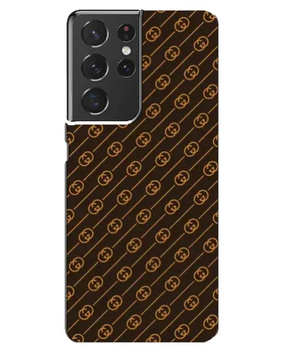 Чехол для Samsung Galaxy S21 ultra с картинкой «Gucci — золотые диагонали» Чехол для Samsung Galaxy S21 ultra с картинкой «Gucci — золотые диагонали»