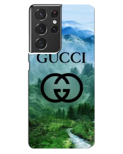 Чехол для Samsung Galaxy S21 ultra с картинкой «Gucci — горный пейзаж» Чехол для Samsung Galaxy S21 ultra с картинкой «Gucci — горный пейзаж»