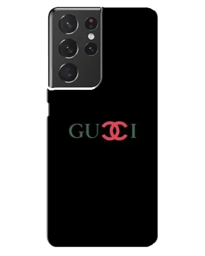 Чехол для Samsung Galaxy S21 ultra с картинкой «Gucci — красный градиент» Чехол для Samsung Galaxy S21 ultra с картинкой «Gucci — красный градиент»