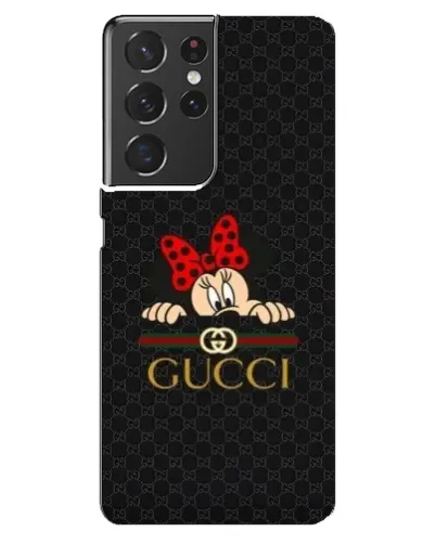 Чехол для Samsung Galaxy S21 ultra с картинкой «Минни Маус Gucci — черный» Чехол для Samsung Galaxy S21 ultra с картинкой «Минни Маус Gucci — черный»