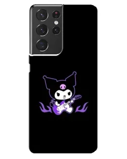 Чехол для Samsung Galaxy S21 ultra с картинкой «Электрическая Kuromi»