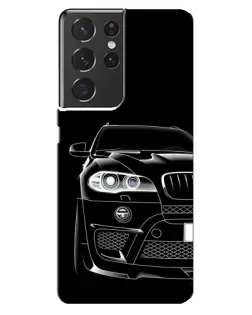 Чохол для Samsung Galaxy S21 ultra з картинкою «Темний силует BMW» Чохол для Samsung Galaxy S21 ultra з картинкою «Темний силует BMW»