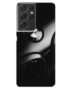 Чохол для Samsung Galaxy S21 ultra з картинкою «Емблема BMW — макро» Чохол для Samsung Galaxy S21 ultra з картинкою «Емблема BMW — макро»
