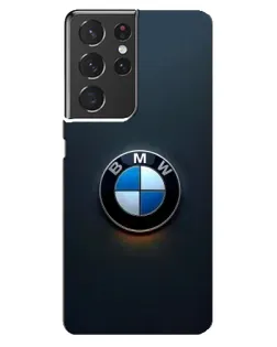 Чохол для Samsung Galaxy S21 ultra з картинкою «Логотип BMW — мінімалізм» Чохол для Samsung Galaxy S21 ultra з картинкою «Логотип BMW — мінімалізм»