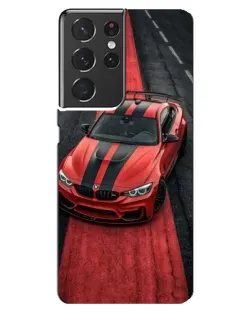 Чохол для Samsung Galaxy S21 ultra з картинкою «BMW на червоній доріжці» Чохол для Samsung Galaxy S21 ultra з картинкою «BMW на червоній доріжці»