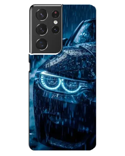 Чехол для Samsung Galaxy S21 ultra с картинкой «BMW под дождем» Чехол для Samsung Galaxy S21 ultra с картинкой «BMW под дождем»