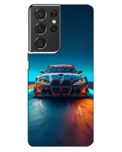 Чохол для Samsung Galaxy S21 ultra з картинкою «BMW — вогні неону» Чохол для Samsung Galaxy S21 ultra з картинкою «BMW — вогні неону»