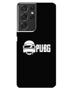Чехол для Samsung Galaxy S21 ultra с картинкой «PUBG — классический лого» Чехол для Samsung Galaxy S21 ultra с картинкой «PUBG — классический лого»