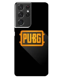 Чехол для Samsung Galaxy S21 ultra с картинкой «PUBG — рамка лого» Чехол для Samsung Galaxy S21 ultra с картинкой «PUBG — рамка лого»
