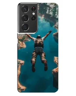 Чехол для Samsung Galaxy S21 ultra с картинкой «PUBG — свободное падение» Чехол для Samsung Galaxy S21 ultra с картинкой «PUBG — свободное падение»