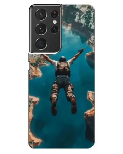 Чехол для Samsung Galaxy S21 ultra с картинкой «PUBG — свободное падение» Чехол для Samsung Galaxy S21 ultra с картинкой «PUBG — свободное падение»