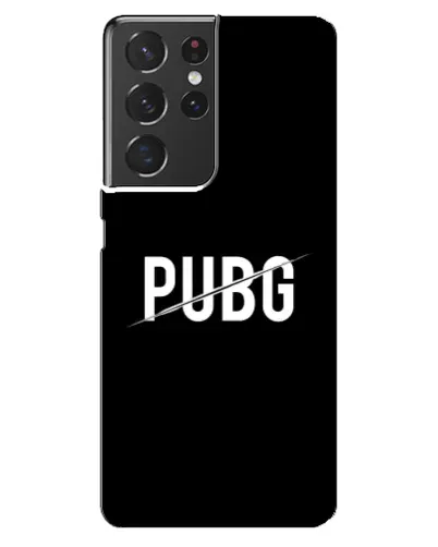 Чехол для Samsung Galaxy S21 ultra с картинкой «PUBG — белый логотип» Чехол для Samsung Galaxy S21 ultra с картинкой «PUBG — белый логотип»