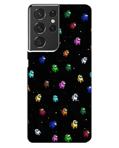 Чехол для Samsung Galaxy S21 ultra с картинкой «Экипаж Among Us»