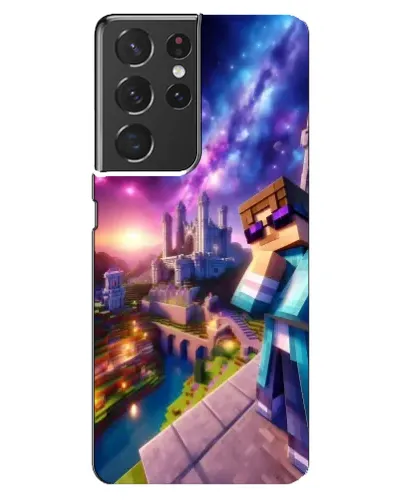 Чехол для Samsung Galaxy S21 ultra с картинкой «Стив и космос»