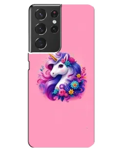 Чехол для Samsung Galaxy S21 ultra с картинкой «Сказочный единорог»