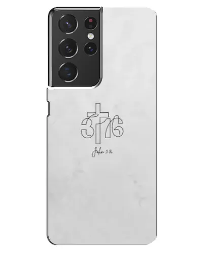 Чехол для Samsung Galaxy S21 ultra с картинкой «Иоанна 3:16 Крест» Чехол для Samsung Galaxy S21 ultra с картинкой «Иоанна 3:16 Крест»