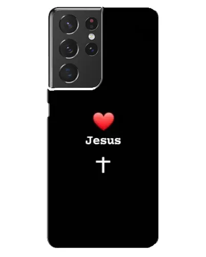 Чехол для Samsung Galaxy S21 ultra с картинкой «Сердце - Jesus» Чехол для Samsung Galaxy S21 ultra с картинкой «Сердце - Jesus»