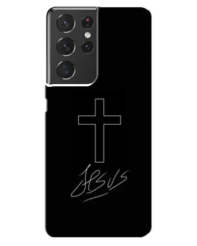Чохол для Samsung Galaxy S21 ultra з картинкою «Графічний хрест Jesus» Чохол для Samsung Galaxy S21 ultra з картинкою «Графічний хрест Jesus»
