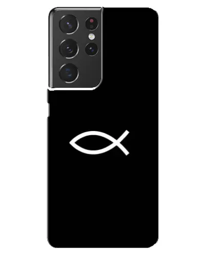 Чохол для Samsung Galaxy S21 ultra з картинкою «Символ риби Jesus» Чохол для Samsung Galaxy S21 ultra з картинкою «Символ риби Jesus»