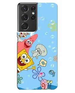 Чехол для Samsung Galaxy S21 ultra с картинкой «Веселые пузырьки»