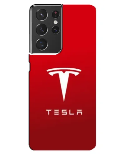 Чехол для Samsung Galaxy S21 ultra с картинкой «Tesla Red Classic»