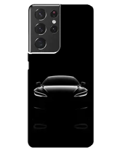 Чехол для Samsung Galaxy S21 ultra с картинкой «Силуэт Tesla Night» Чехол для Samsung Galaxy S21 ultra с картинкой «Силуэт Tesla Night»