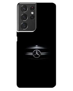 Чехол для Samsung Galaxy S21 ultra с картинкой «Mercedes — абстрактные линии»