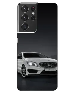 Чехол для Samsung Galaxy S21 ultra с картинкой «Mercedes AMG GT Silver»