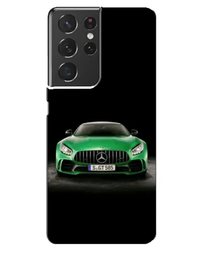 Чехол для Samsung Galaxy S21 ultra с картинкой «Mercedes — неоновый лого» Чехол для Samsung Galaxy S21 ultra с картинкой «Mercedes — неоновый лого»