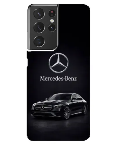 Чехол для Samsung Galaxy S21 ultra с картинкой «Mercedes — решетка радиатора» Чехол для Samsung Galaxy S21 ultra с картинкой «Mercedes — решетка радиатора»
