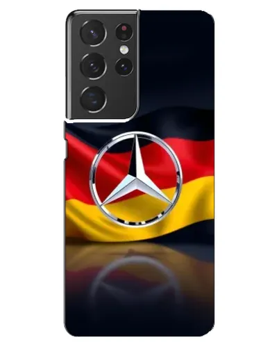 Чехол для Samsung Galaxy S21 ultra с картинкой «Mercedes — флаг Германии» Чехол для Samsung Galaxy S21 ultra с картинкой «Mercedes — флаг Германии»