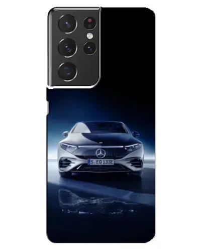 Чехол для Samsung Galaxy S21 ultra с картинкой «Ночной Mercedes EQ» Чехол для Samsung Galaxy S21 ultra с картинкой «Ночной Mercedes EQ»