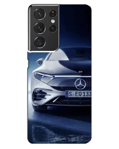 Чехол для Samsung Galaxy S21 ultra с картинкой «Mercedes EQ — будущее» Чехол для Samsung Galaxy S21 ultra с картинкой «Mercedes EQ — будущее»