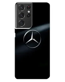 Чехол для Samsung Galaxy S21 ultra с картинкой «Mercedes на металле» Чехол для Samsung Galaxy S21 ultra с картинкой «Mercedes на металле»