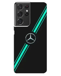 Чехол для Samsung Galaxy S21 ultra с картинкой «Спортивные линии Mercedes» Чехол для Samsung Galaxy S21 ultra с картинкой «Спортивные линии Mercedes»