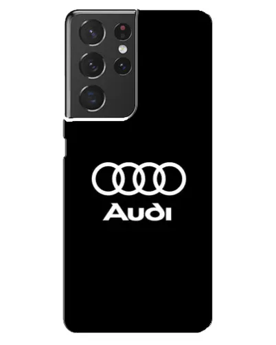 Чехол для Samsung Galaxy S21 ultra с картинкой «Классическое лого Audi» Чехол для Samsung Galaxy S21 ultra с картинкой «Классическое лого Audi»