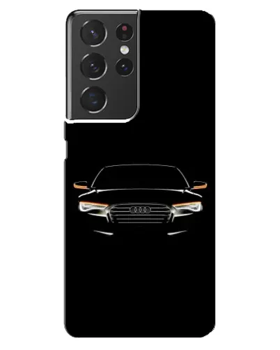 Чехол для Samsung Galaxy S21 ultra с картинкой «Audi — ночной контур» Чехол для Samsung Galaxy S21 ultra с картинкой «Audi — ночной контур»