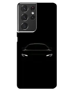 Чехол для Samsung Galaxy S21 ultra с картинкой «Взгляд Audi в темноте» Чехол для Samsung Galaxy S21 ultra с картинкой «Взгляд Audi в темноте»