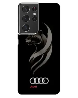 Чехол для Samsung Galaxy S21 ultra с картинкой «Графика — пантера и Audi» Чехол для Samsung Galaxy S21 ultra с картинкой «Графика — пантера и Audi»
