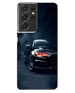 Чехол для Samsung Galaxy S21 ultra с картинкой «Audi — хищный взгляд» Чехол для Samsung Galaxy S21 ultra с картинкой «Audi — хищный взгляд»